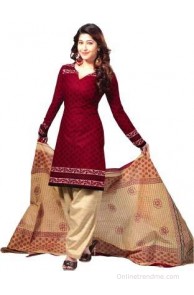 Reya Cotton Printed Dress/Top Material(Un-stitched)